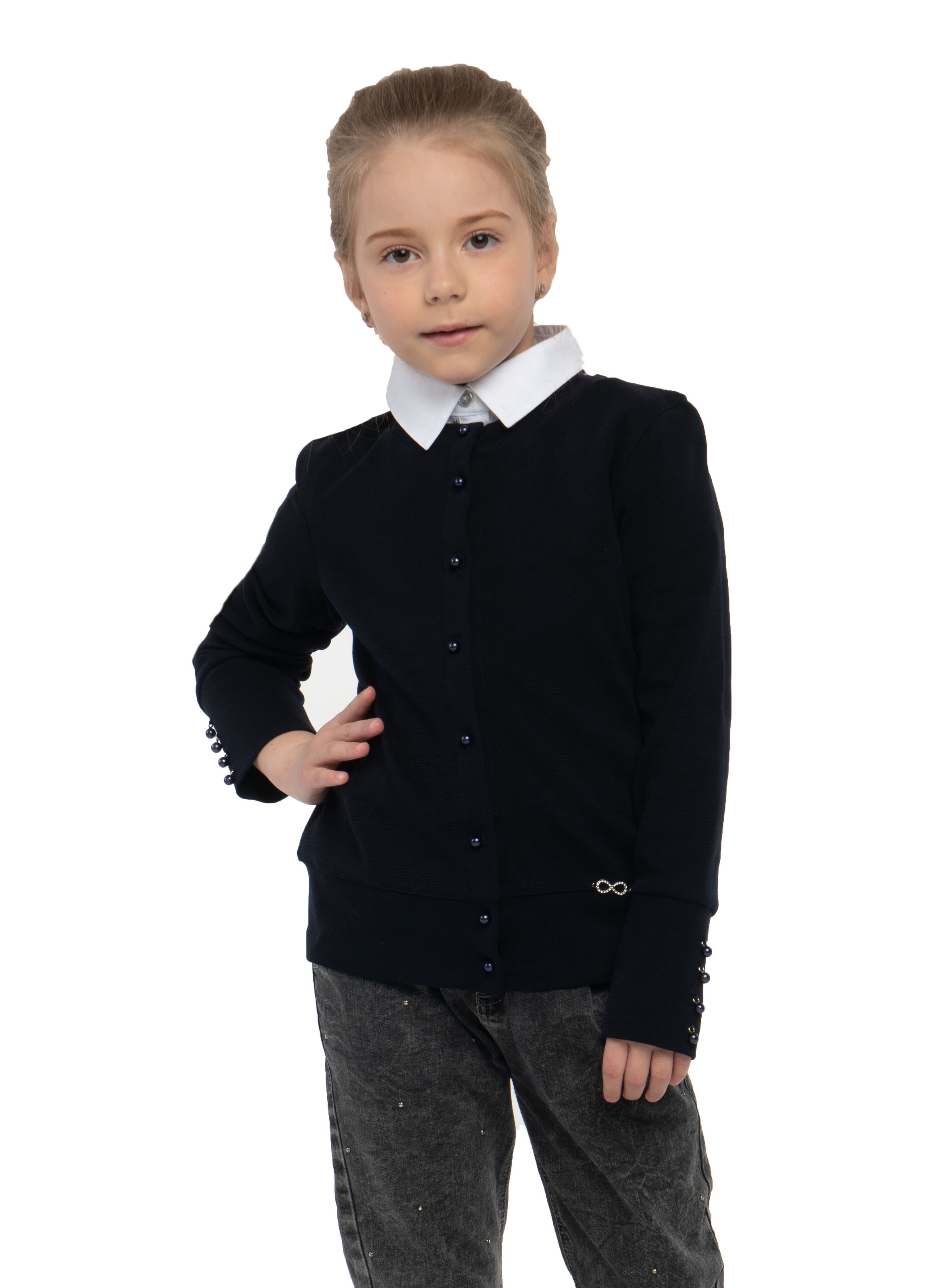 картинка Джемпер темно-синий 5345 от магазина ОЛМИ